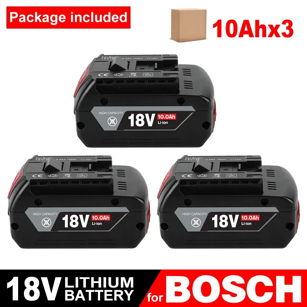 Oryginalny akumulator Bosch 18V 10000mAh Professional System Cordless Tool BAT609 BAT618 GBA18V 21700 Akumulator zamienny 18V