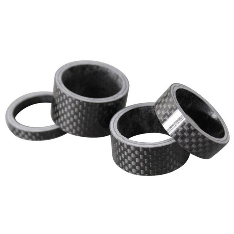 4 st cykel full kolfiber 28.6mm kolfiber packning ihåliga ultralätta hörlursdelar mountainbike packning torr packning