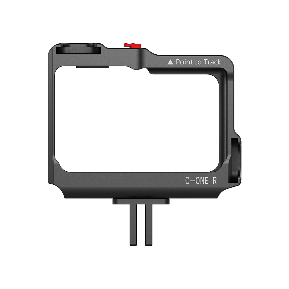 Ulanzi-estructura de Metal para Insta360 ONE R, marco protector de cámara, funda carcasa con soporte de zapata fría, luz Led para vídeo y micrófono