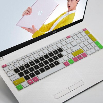 15.6 cal silikon odporny na kurz osłona na klawiaturę laptopa Protector dla HP 250 255 G6 Notebook PC: Color 2