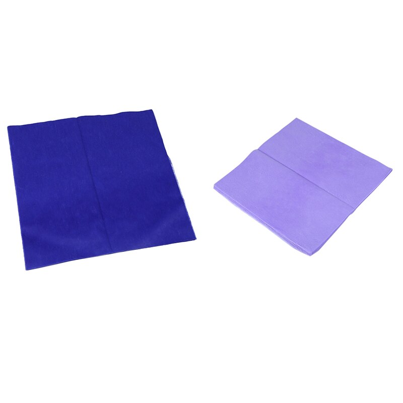 2 Packs (Inclusief 38-43 Vellen) 50X50Cm Tissue Paper Party Wikkelen, 1 Pack Royal Blue & 1 Pack Licht Paars