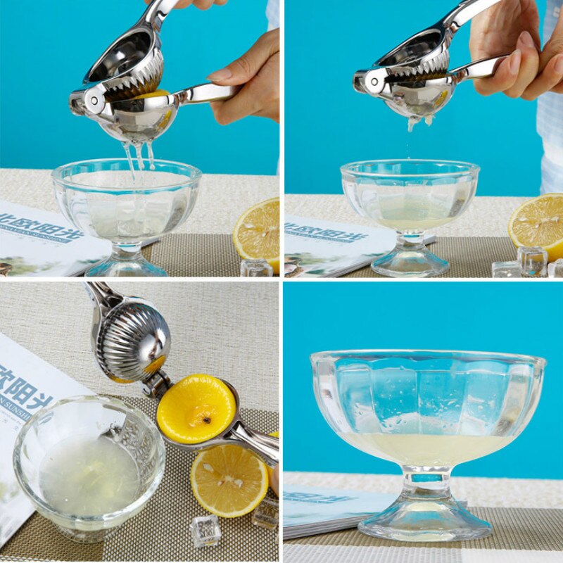 1PC ze stali nierdzewnej sokowirówki ręczna sokowirówka owoce cytryna wyciskacz warzywa naciśnij narzędzia ręczne wyciskarki robić soków