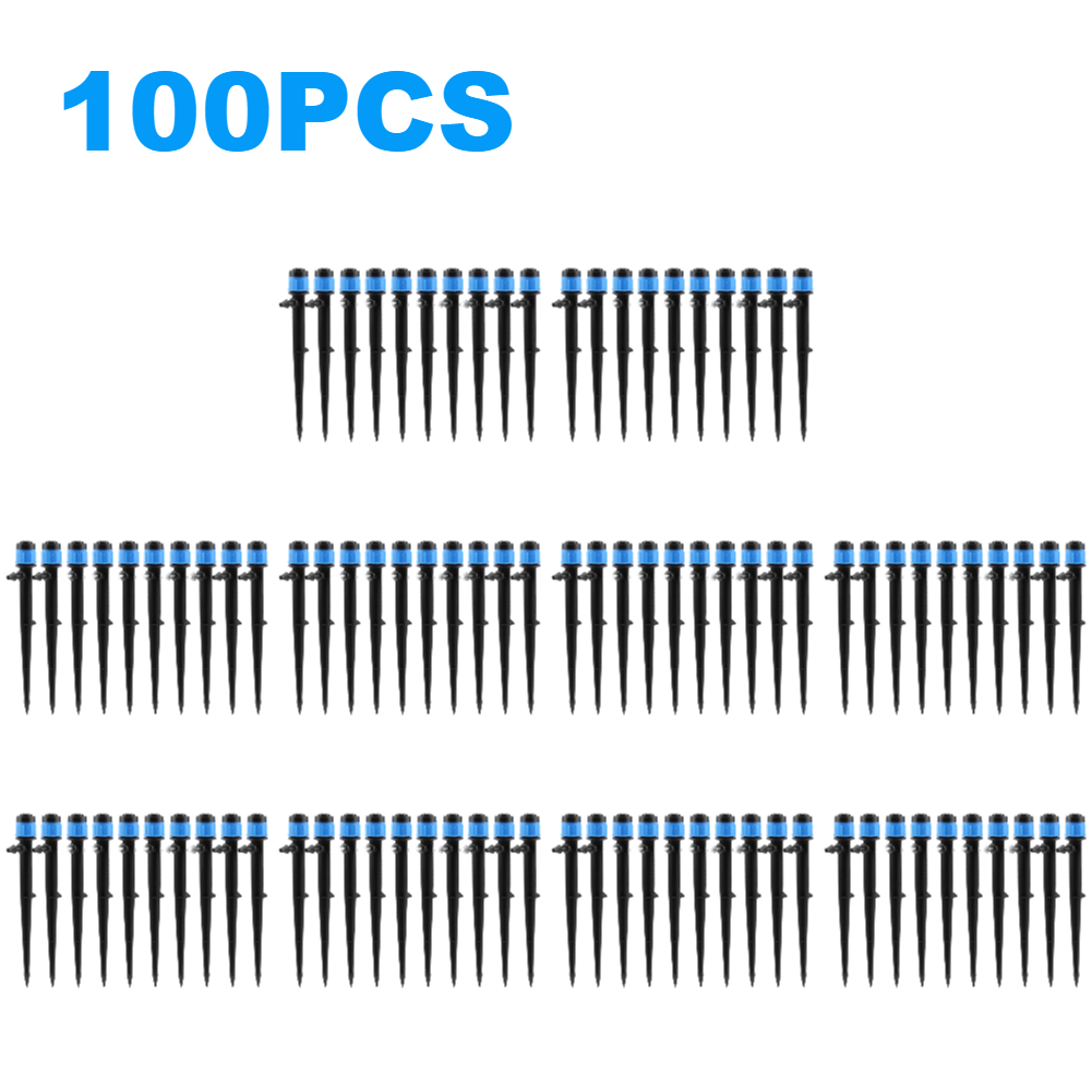 Auto sistema de rega de irrigação por gotejamento, rega automática para plantas, Kits Waterers jardim interior, flor, 10-100pcs: Azul marinho
