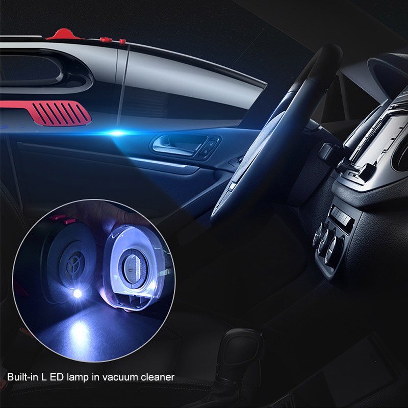 Auto Stofzuiger Draadloze Mini Draagbare Handheld Draadloze Plug 120W 4000Pa Sterke Zuigkracht Nat Droog Extension Voor Auto en Thuis