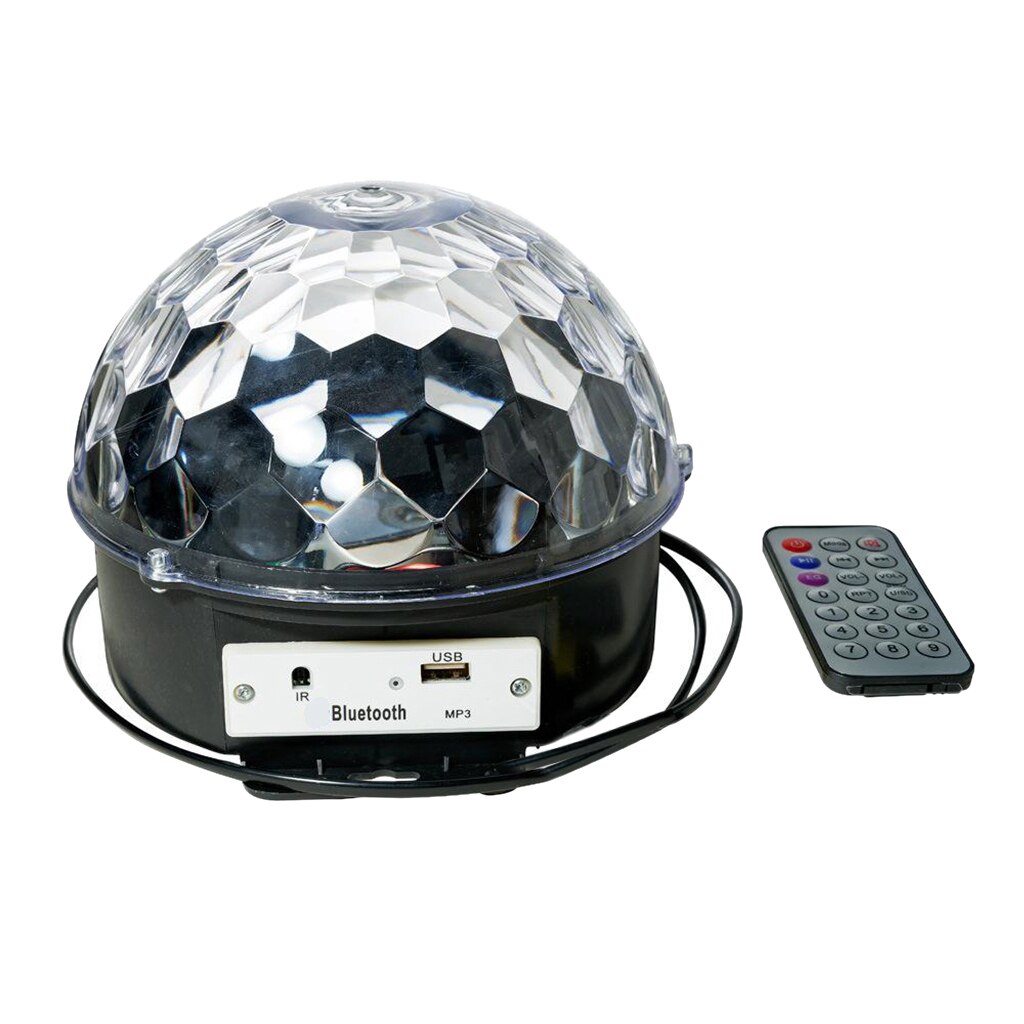 Led Disco Bluetooth Dj Podium Verlichting Lamp Rgb Crystal Magic Ball W/MP3 Play Usb Party Sound Activated