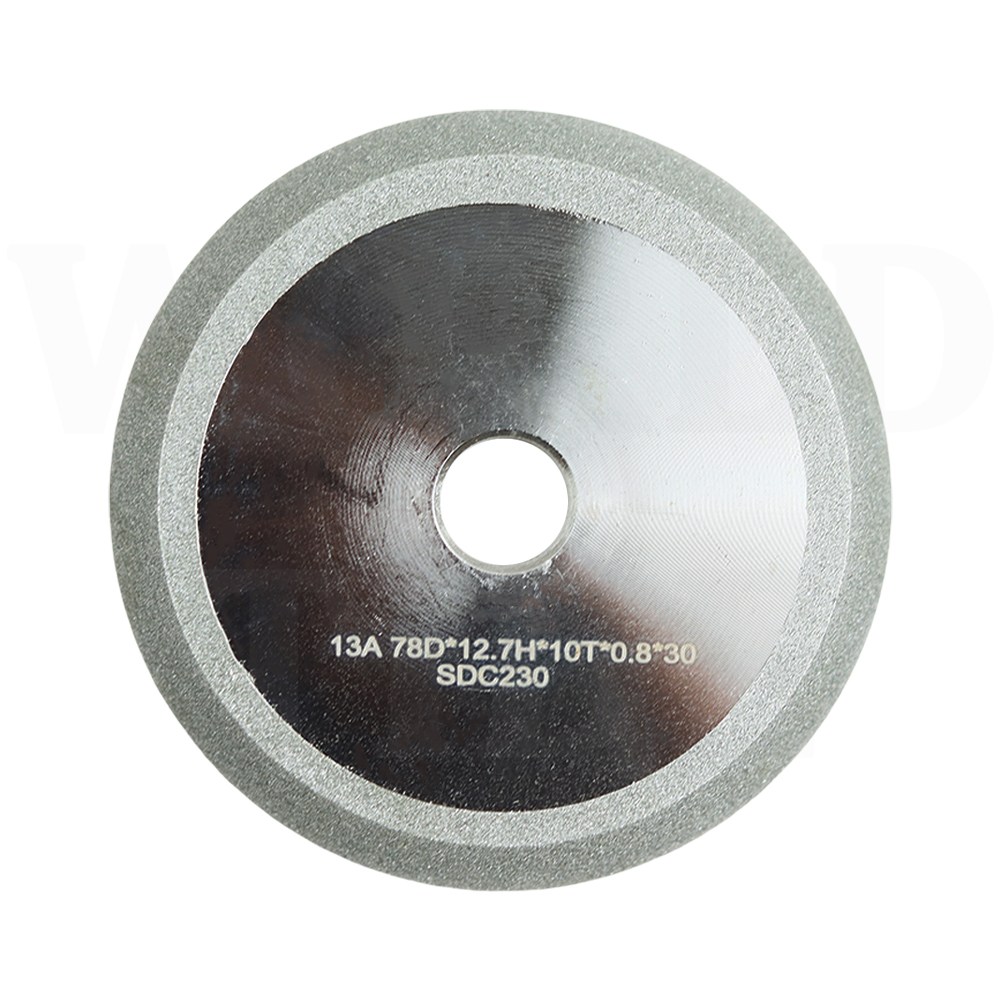 CBN SDC Diamond Grinding Wheel For 13-Type Drill Sharpening Grinding Machine Drill Bit Sharpener/Grinder 60 Angle 78*12.7*10MM