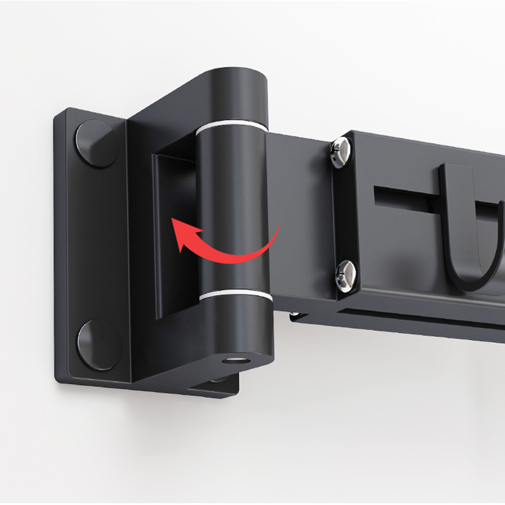 Wall Mounted Folding Clothes Drying Rack Folding Indoor,Collapsible and Retractable Space Saver Heavy Duty Laundry Drying Rack