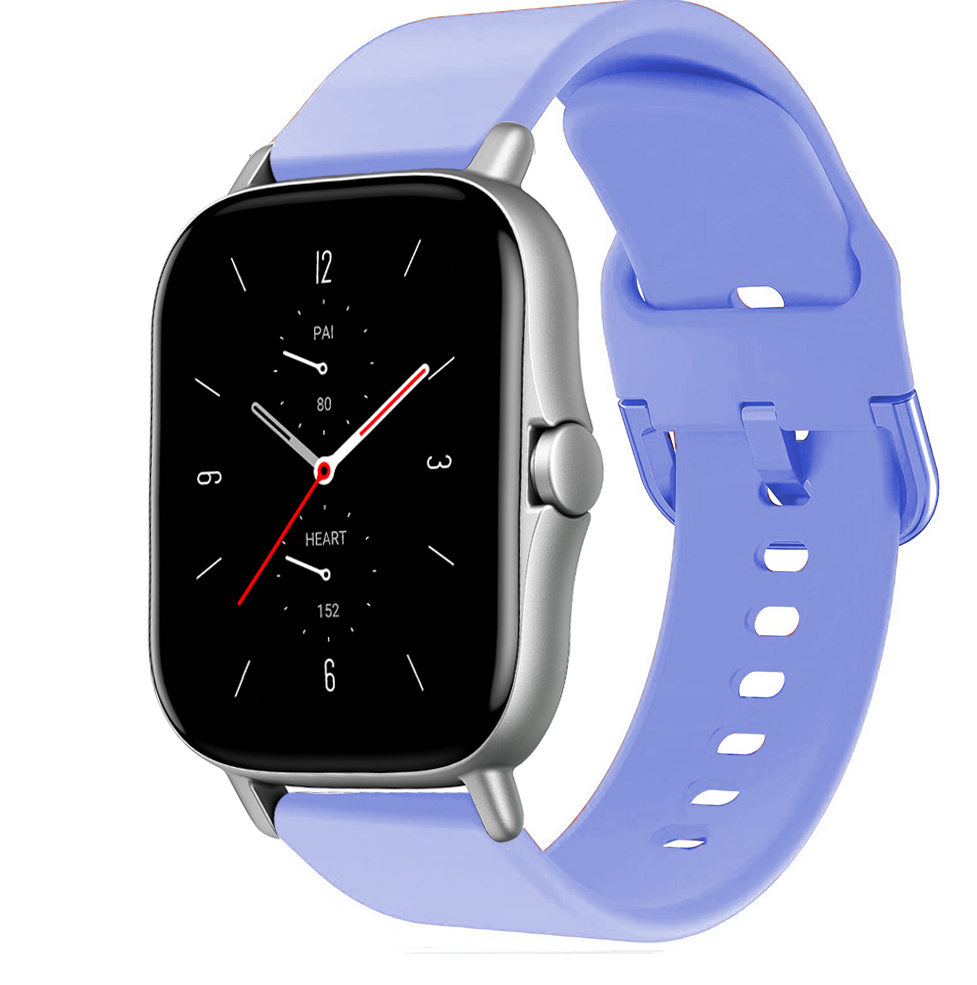 Correa de silicona para Amazfit gts 2 3 4/bip/gtr 4 3 pro/stratos 3 2 20mm/22mm pulsera deportiva correa Amazfit gts 2 3 4 mini: Grey / 12 mm