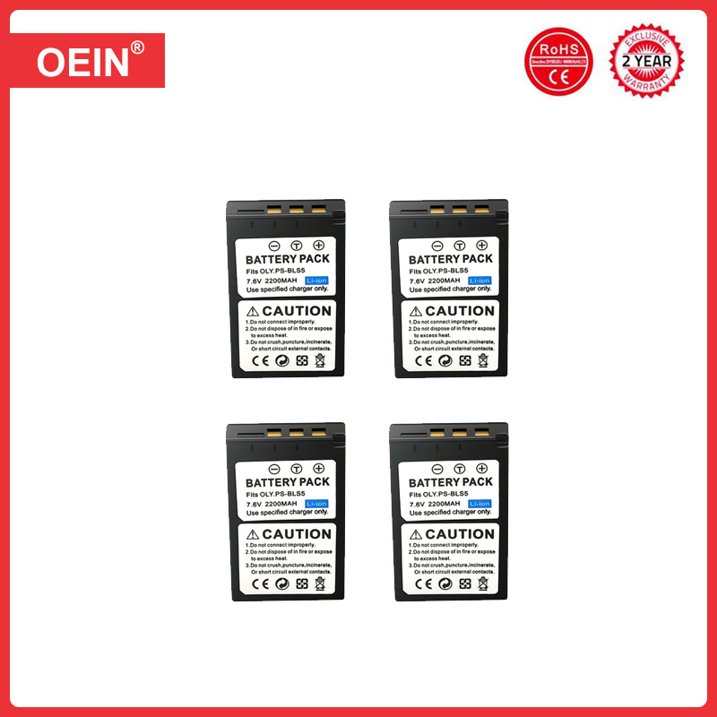 BLS-5 BLS-50 bls5 bls50 akku + usb ladegerät mit typ-c für Olymp stift E-PL5 OMD-em10 E-PL3 E-PL6 E-PL7 E-PM2 E-M10 Stift1: rot