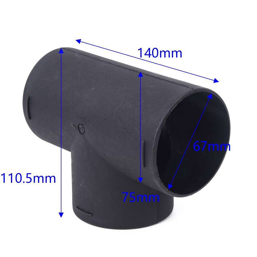1pc Elbow Ducting Pipe Elbow Ducting Pipe Useful Plastic Black Air Vent