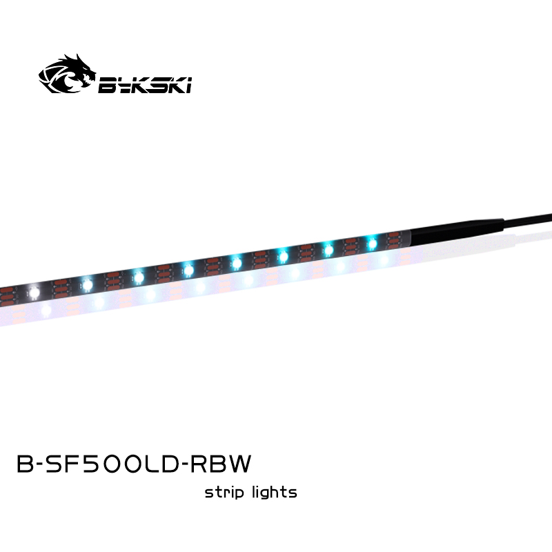 Bykski PC Case RGB LED Strip 5V ARGB 50cm/100cm, Cool Symphony/ Wave /Marquee Light Bar, Support M/B SYNC Or Controller