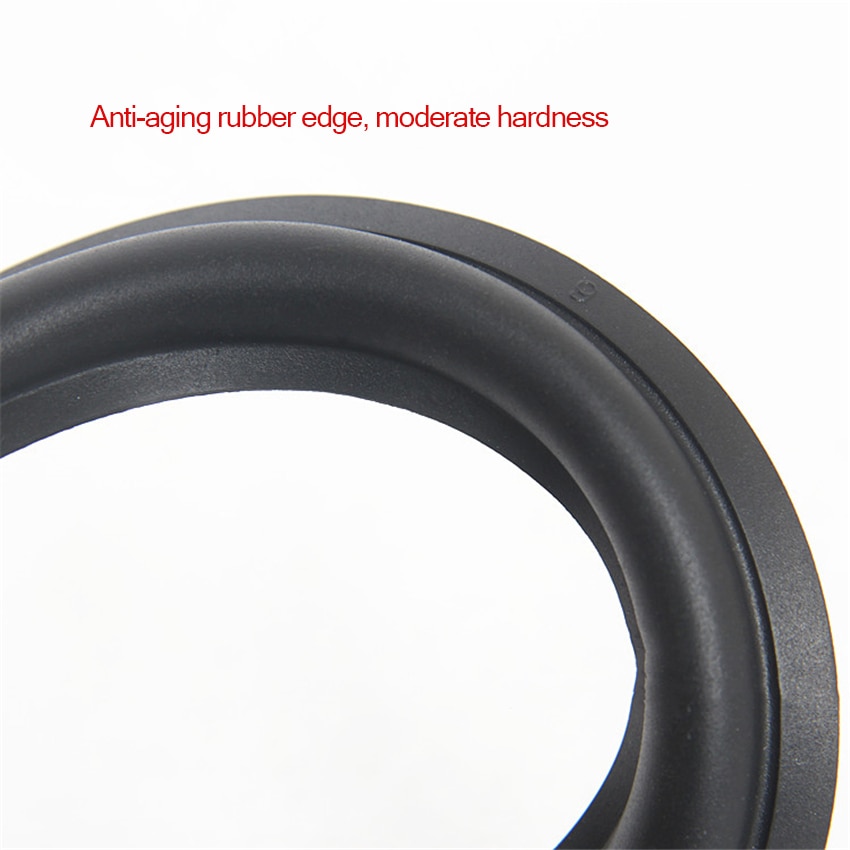 4 5 6.5 8 10 12 inch Zwart Speaker Rubber Surround Reparatie, algemene Vouwen Ring Rand DIY Speaker Subwoofer Accessoires