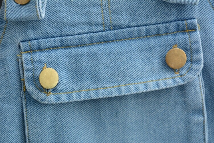 Del bambino Delle Ragazze Carino Ala Denim Body E Pagliaccetti Ragazze Tute E Salopette abbigliamento Per Bambini Abbigliamento per bambini