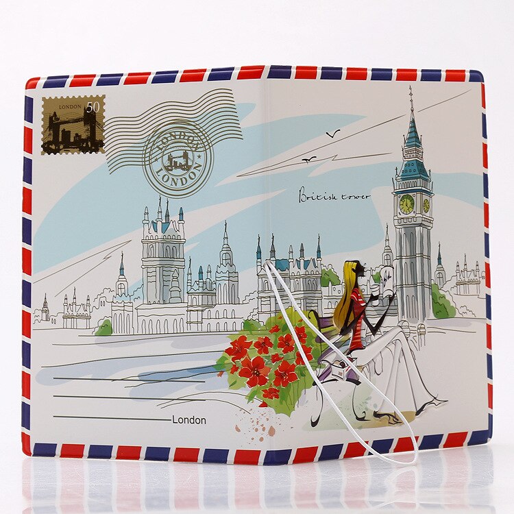 Have A Nice Trip Passport Holders Men/women Travel Passport Cover Bag Pvc Leather 3D Cover On The Passport For Travel: 2