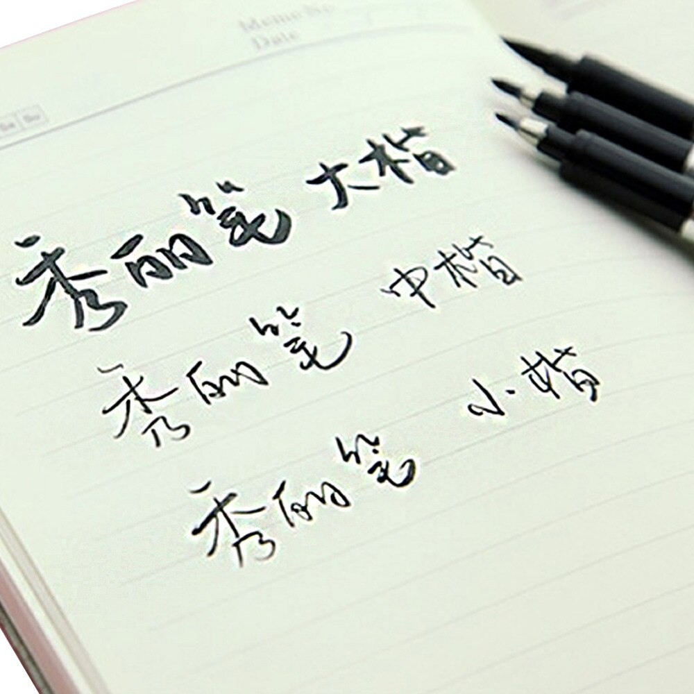 1pc kinesisk japansk vand blæk maleri skrift pensel praksis kalligrafi pen kunst værktøj lille skole levering papirvarer