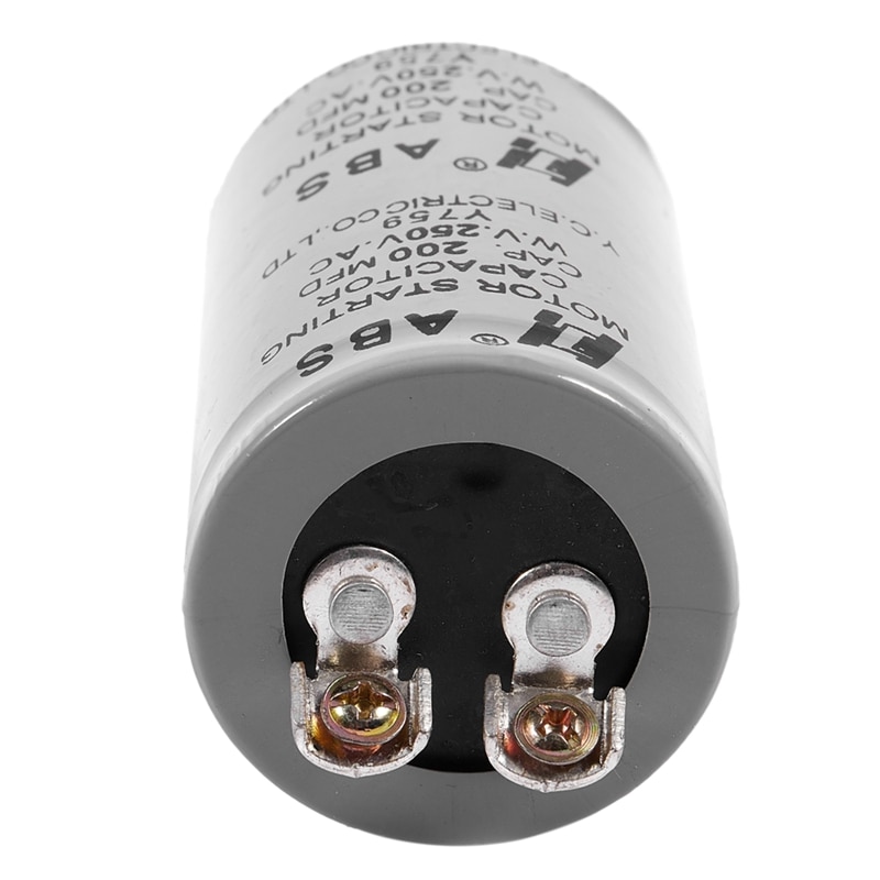 Einzelhandel 200MFD 200uF AC 250V Schraube Terminal Motor- Ausgangs Kondensator