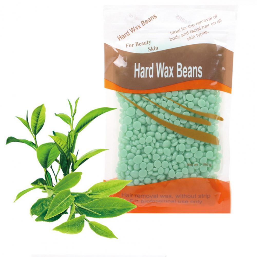 Haricots de cire à effet rapide, 100 g/paquet, sans papier, pour éliminer les poils, herbes, Film dépilatoire unisexe: 4