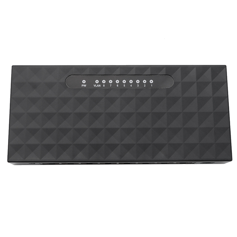 Gigabit Switch Ethernet Smart Switcher High Performance 1000Mbps Ethernet Network Switch RJ45 Hub(EU Plug)