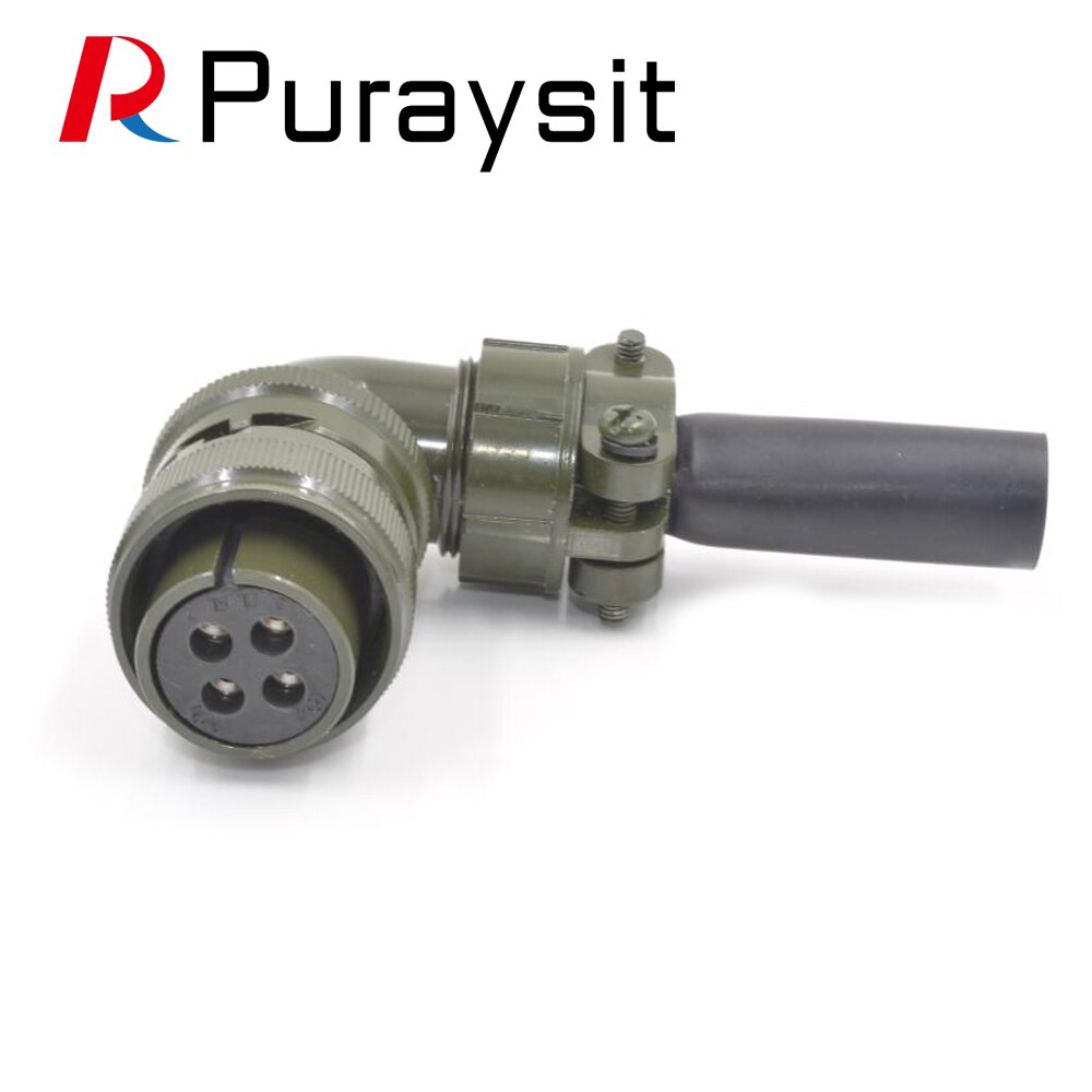 Vliegtuigen Plug Servo Encoder Connector 3108A/18-10 4 Core Motor Hoofd Voor Mitsubishi Yakawa Fanuc Delta