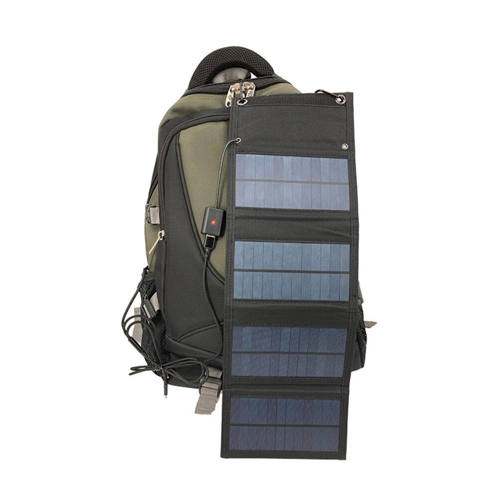 BSY-104 10W Opvouwbaar Zonnepaneel Outdoor Solar Batterij Oplader Voor Outdoor Wandelen Reizen Camping Mobiele Telefoon Usb Lader