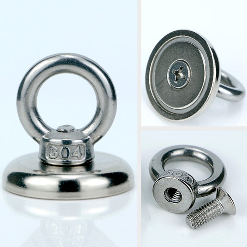 Neodymium Magnet Super Strong Powerful Salvage Hook Fishing Magnetic Circular SCIE999