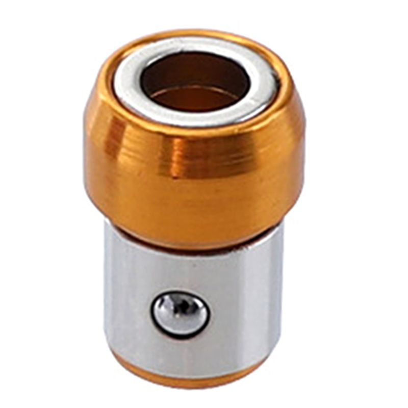 Skruvmejsel magnetring 7mm metallkort pärla stark magnetiseringsskruv för elektriska stjärnskruvmejselbits: Orange