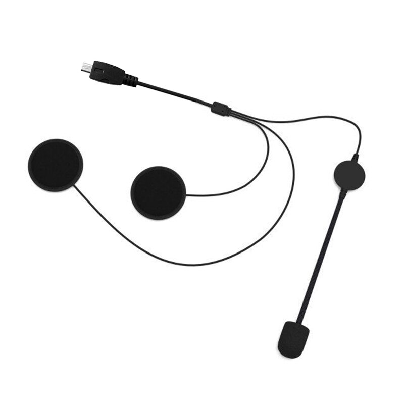 VR robot QTB35 accesorios para auriculares para casco tipo c/Cable cargador Micro USB para auriculares de motocicleta