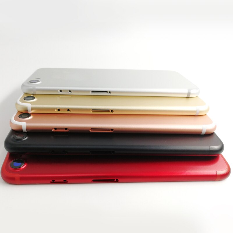 Full Housing for iphone 7 Plus 7Plus Back Battery Door Cover Middle Chassis Frame with Flex Cable Replacement Parts Assembly