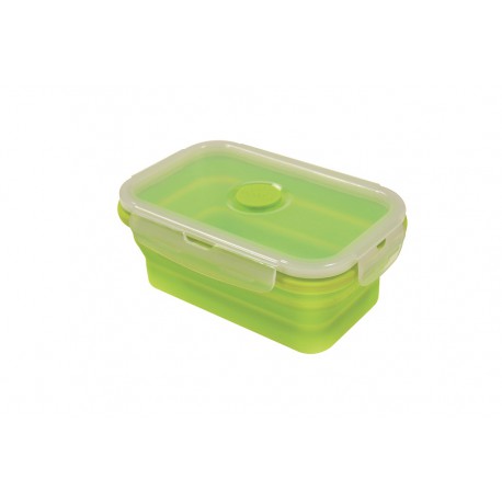 Set de 8 recipientes de silicona plegables Jocca. Fiambrera. Tuppers de comida. Contenedor almuerzo. tapers para alimentos.