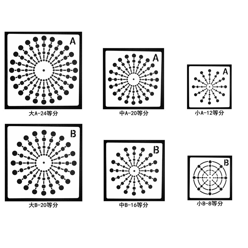 Plantilla de puntos de Mandala, plantillas huecas de Mandala, rocas para dibujar tela, herramientas de pintura de Arte de pared, suministros de artesanía de pintura para el hogar DIY