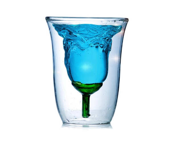 1pc valentinsdag roseglass kreativitet dobbel kjærlighetspar cocktailglasskopp 180ml jp 1062