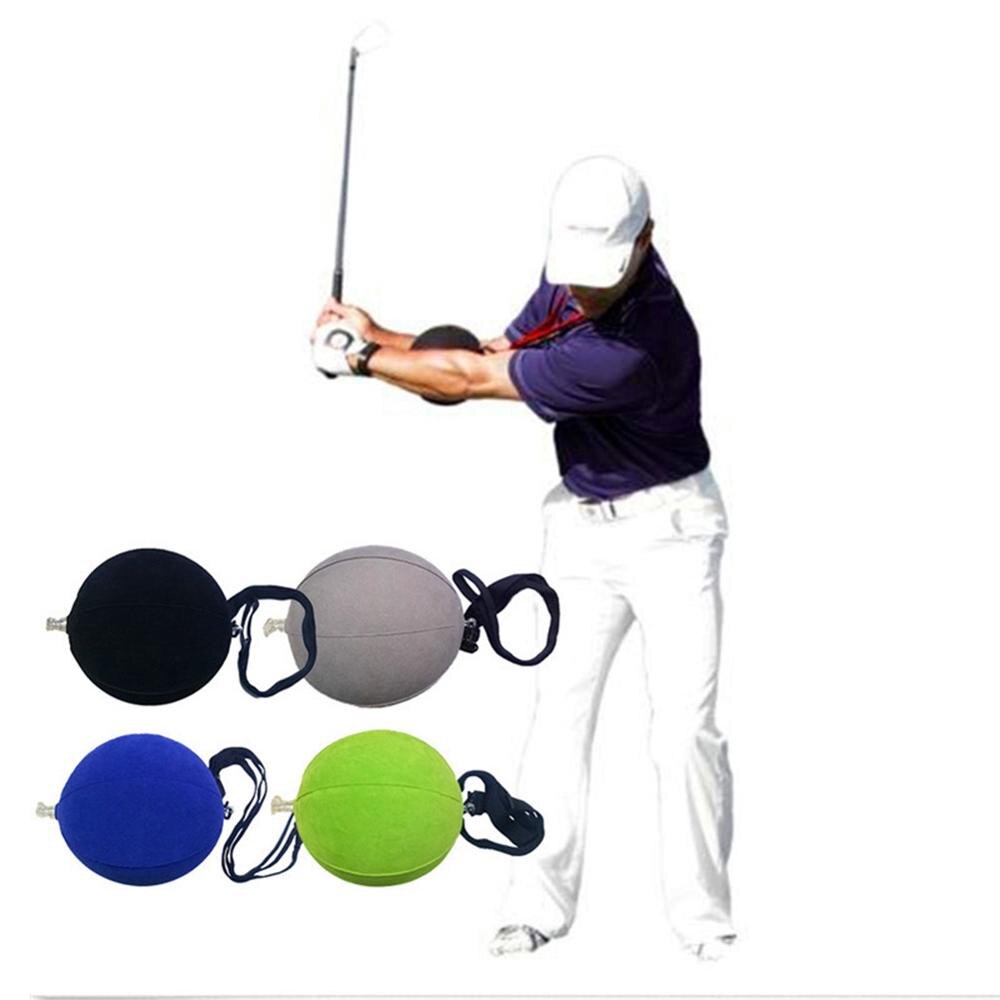 Golf Swing Trainer Bal Met Smart Opblaasbare Helpen Houding Correctie Training Voor Golfers Pvc Smart Impact Bal