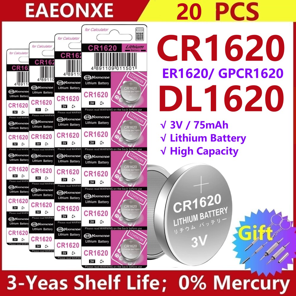 20Pcs cr2032 Battery cr2032 Pilas CR2025 CR2016 batteria CR1632 CR1220 CR1616 CR1620 CR1625 CR2450 CR2430 LR41 LR1130 LR43 LR44: Orange