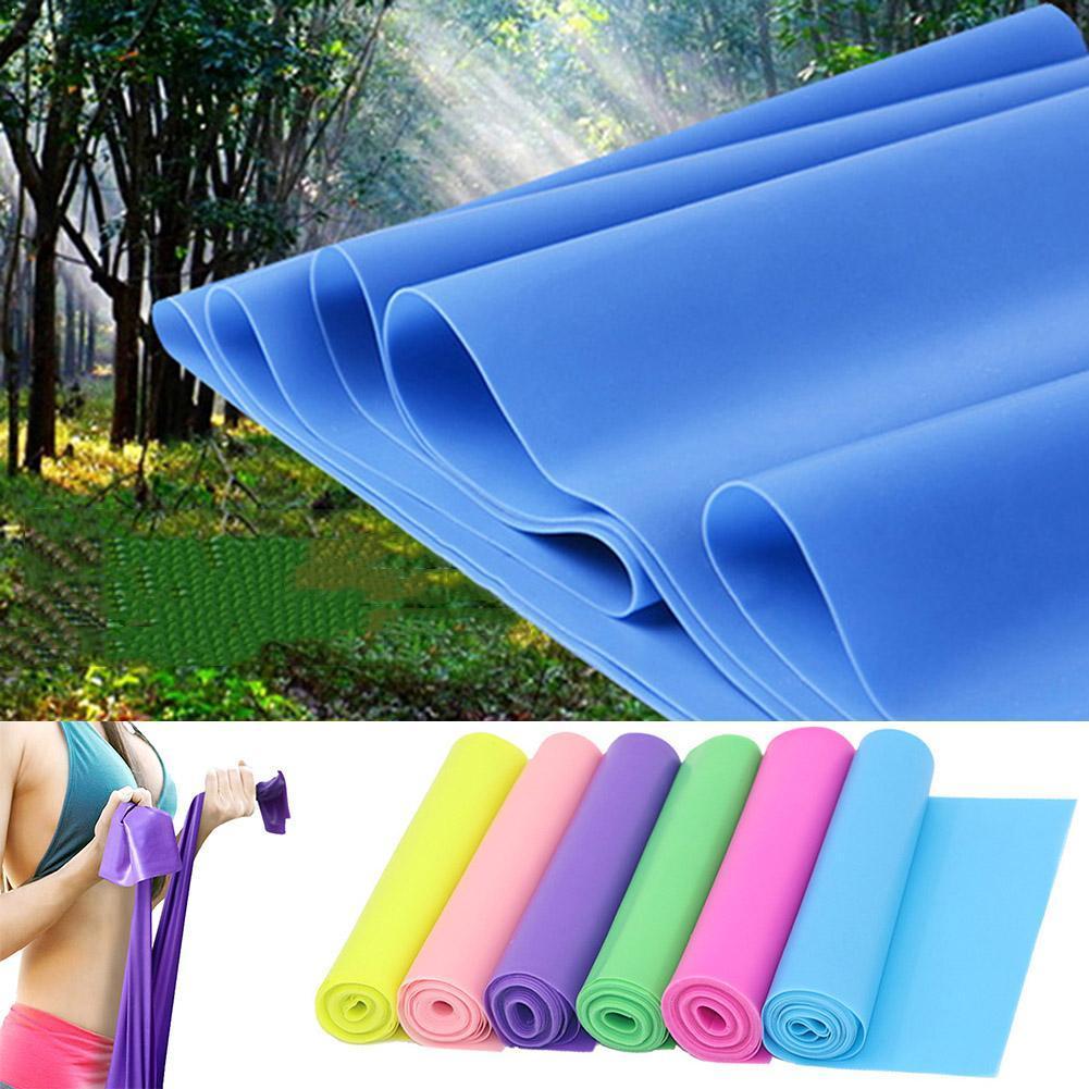 Miljövänligt latex yoga stretch band stretch band pull band bälte lakan pull fitness rep drag motstånd  n4 n 1