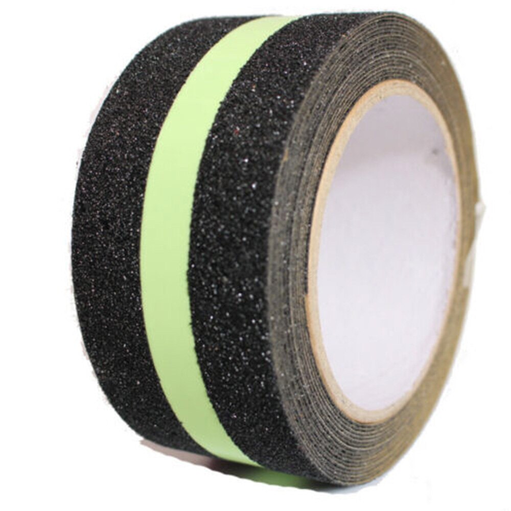 5 Cm * 5 M Frosted Lichtgevende Antislip Tapes Huisdier Oppervlak Anti-Slip Tape Lichtgevende In Donkere schurende Tape Trap Loopvlak Stap Veiligheid
