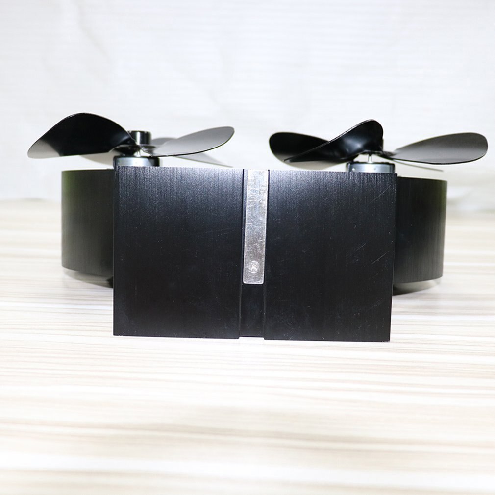 201 mini 4-Blade Heat Powered Wood Stove Fan Thermal Power Fireplace Fan Heat Supplies Wood Stove Fan self-powered