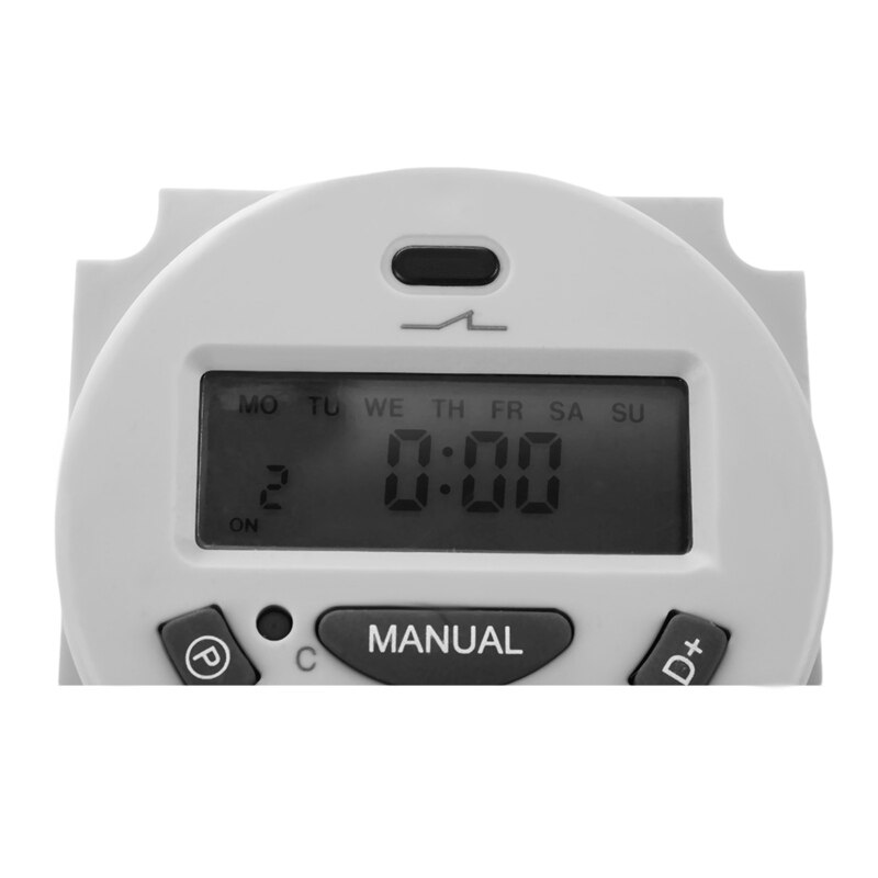 DC 12V Digital LCD Programmable Timer Relay Time of Weekly Electronic Programmable Electronic Timer Switch