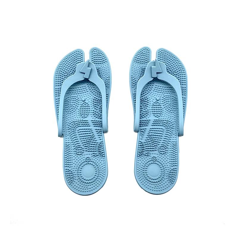 Bærbar foldbar silikone massage træk strandsko hjemmesko fod akupunktur punkt massage kan bæres på begge sider: 02