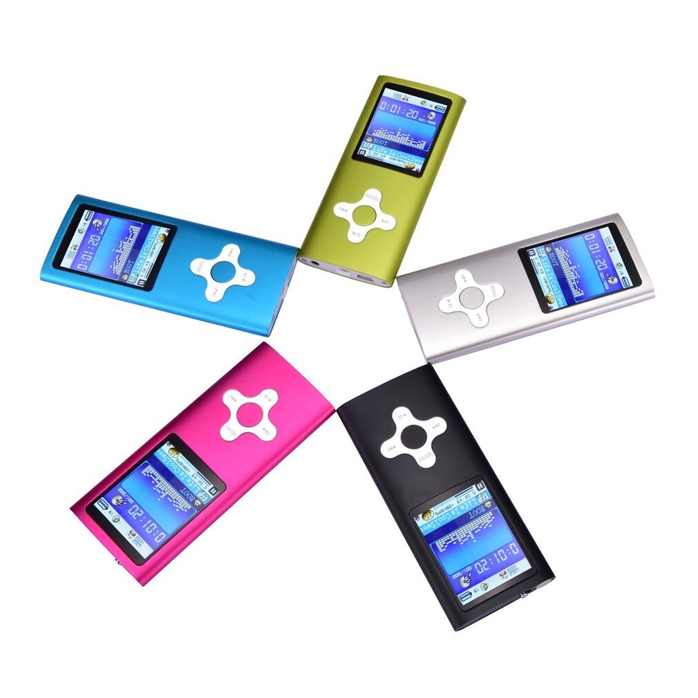 Fashionable 1.8 Inch Screen MP4 Player Built-in 8GB/16GB Memory Video Raido FM Player Music Player Voice Recorder