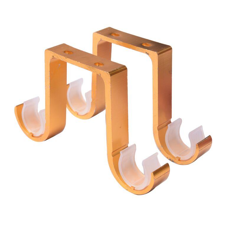 Hefwerktuig plafonds gordijnroede gemonteerd kopframe bovenbeugel romestanghouder montagebeugel montage mono: 3