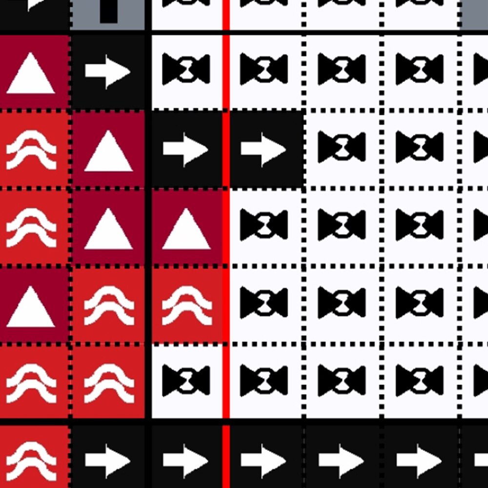 Cute Cross Stitch Pattern Chart DMC Symbol Color Chart