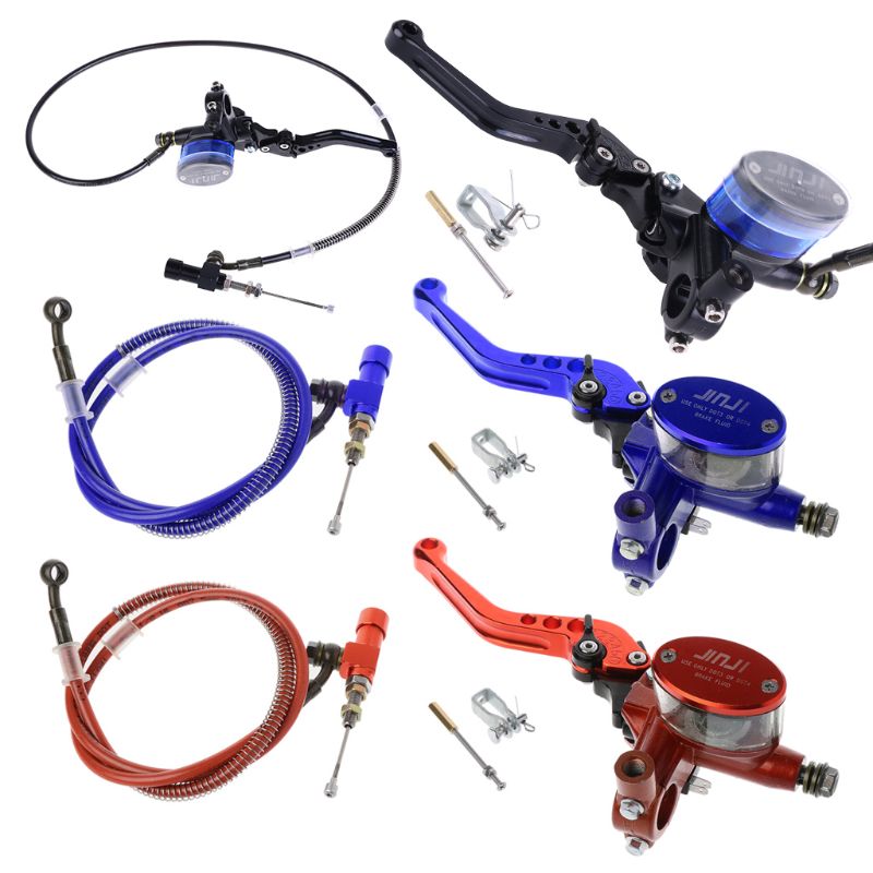 Kit de embrague hidráulico CNC para motocicleta, Kit de palanca de cilindro maestro para tejer, manguera de aceite de 7/8 ~ 250cc, 125 &quot;, 22mm