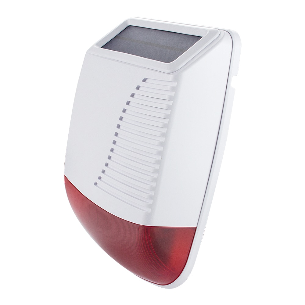 Awaywar 433MHz Wireless Solar outdoor Siren light Flash Strobe Waterproof Alarm for Home Security Alarm System Smart Burgl