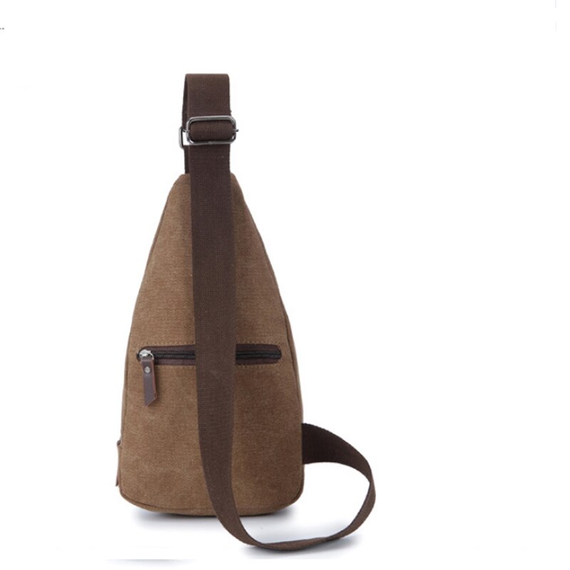 Unisex dames heren canvas tas sport borsttas crossbody schoudertas sport armtas coole heuptasjes