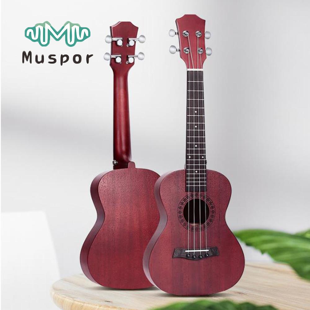 21 23 Inch Ukulele Mahonie Houten Hawaii 18 Frets Vier-Snaar Kleine Gitaar Voor Beginners Praktijk Muziekinstrument