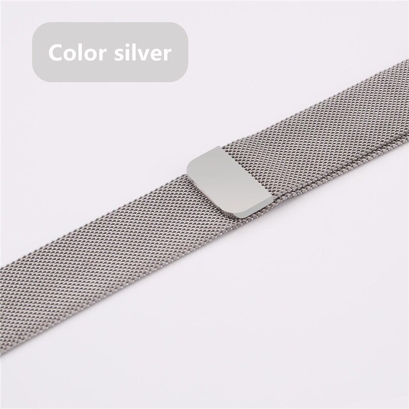 Metal Strap for Apple Watch Series 5 4 3 2 1 38mm 40mm 42mm 44mm Stainless Steel Wrist Strap Bracelet for iWatch Accessories: Silver / 38mm 40mm