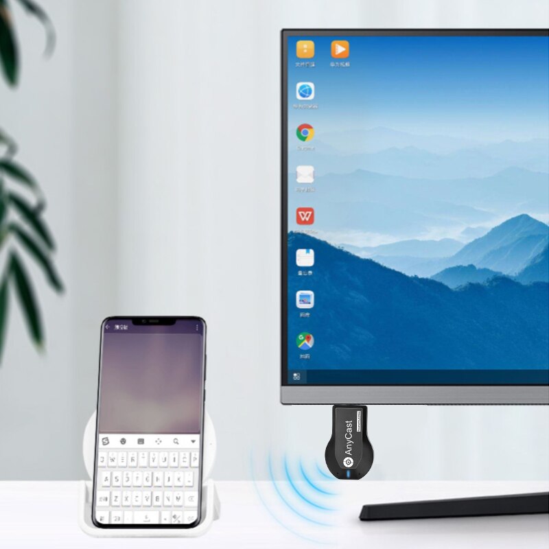 AnyCast M2 Plus TV Stick WiFi Display TV Dongle Receiver Wireless 1080P HDMI-compatible Android IOS DLNA Miracast Airplay