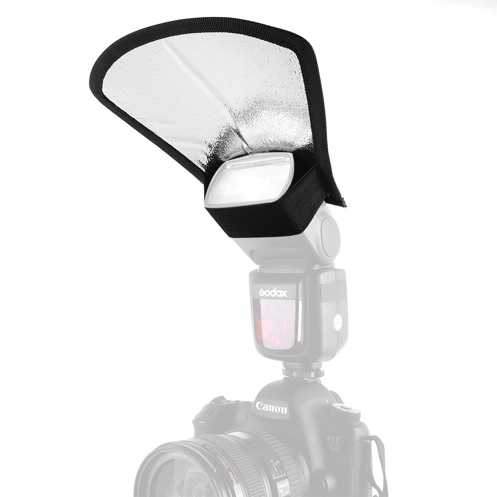 Universal Flash Diffuser Softbox Silver White Refl... Grandado