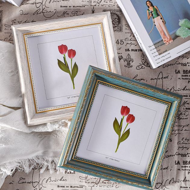 Marco de fotos cuadrado europeo, marco de fotos decorativo de 10 pulgadas y 12 pulgadas, decoración del hogar y recuerdos, marco de exhibición de ilustraciones