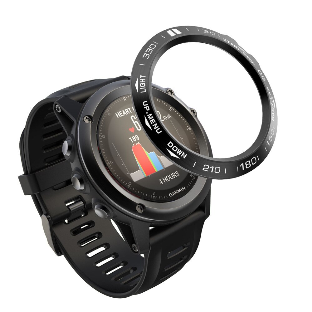 Funda de de anillo biselado para Garmin Fenix3/3HR, cubierta de Metal Anti arañazos, reloj inteligente para Garmin Fenix 3